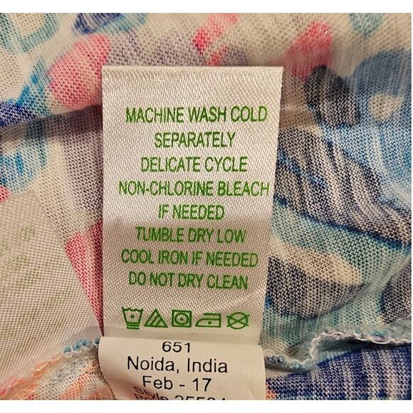 Lilly Pulitzer Essie Top Dive In Sleeveless Tank Top Gold Buttons Sz S - Picture 8 of 11